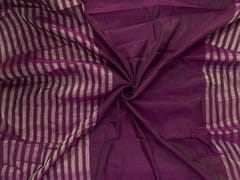 Purple Stripes Pure Tissue Fabric