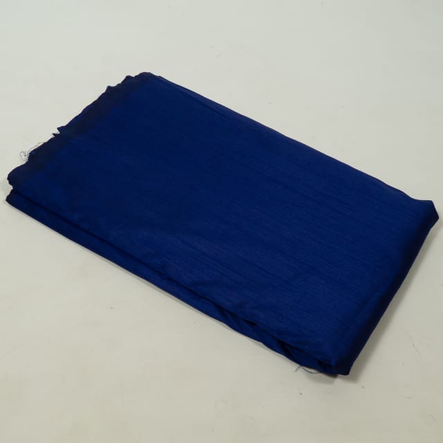 Blue Color Dupion Silk Fabric