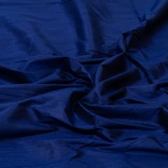 Blue Color Dupion Silk Fabric