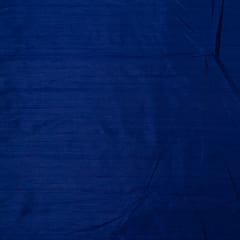 Blue Color Dupion Silk Fabric