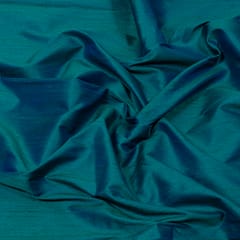 Rama Green Color Dupion Silk Fabric