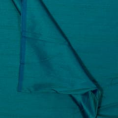 Rama Green Color Dupion Silk Fabric