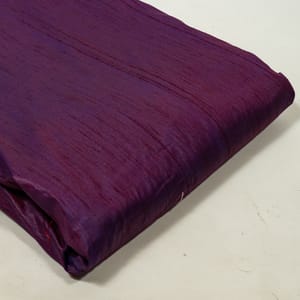 Purple Color Dupion Silk Fabric