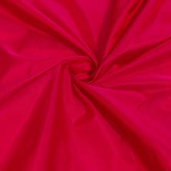 Rani and Red Color Two Tone Pure Silk Fabric