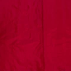 Rani and Red Color Two Tone Pure Silk Fabric