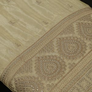 Dyeable Tissue Upada Embroidered