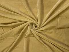 Beige Plain Velvet Fabric