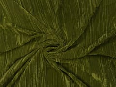 Mehndi Green Crush Velvet Fabric