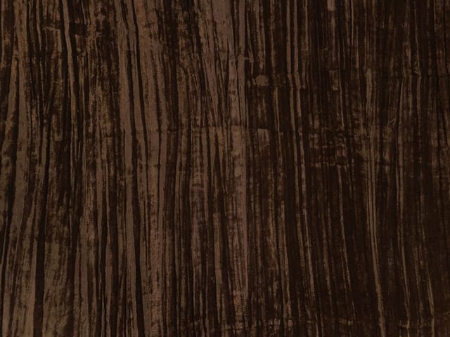 Brown Crush Velvet Fabric