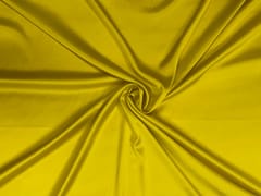 Yellow Plain Armani Satin Lycra Fabric