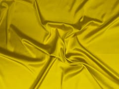 Yellow Plain Armani Satin Lycra Fabric