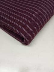 Red Wine Twill Weave Yarn Dyed Cotton Fabric