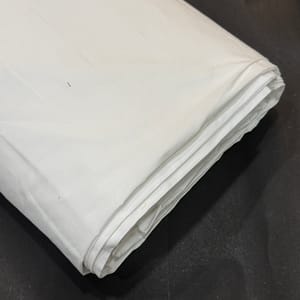 White dyeable Cambric Cotton Lycra Spandex fabric