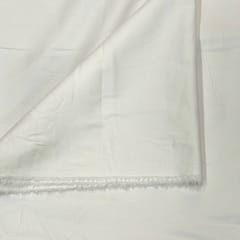 White dyeable Cambric Cotton Lycra Spandex fabric