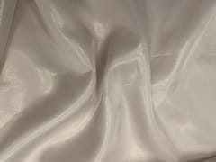 Light Beige Color Plain Shimmer Organza Fabric