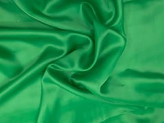 Green Color Plain Organza Fabric