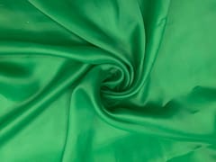 Green Color Plain Organza Fabric