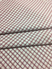 Red Color Yarn Dyed Cotton Check Fabric