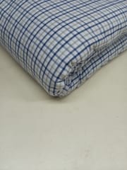 Multi Blue Color Yarn Dyed Cotton Check Fabric