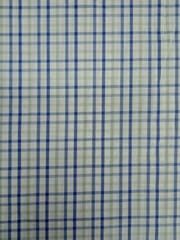 Multi Blue Color Yarn Dyed Cotton Check Fabric