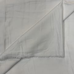 White Dyeable Cotton Satin fabric