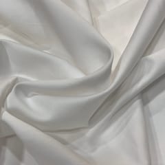 White Dyeable Cotton Satin fabric