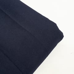 Navy Blue Color Banana Crepe Fabric