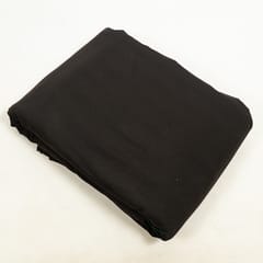 Black Color Banana Crepe Fabric