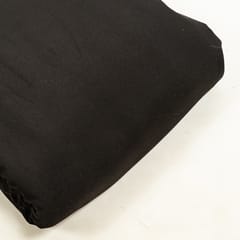 Black Color Banana Crepe Fabric