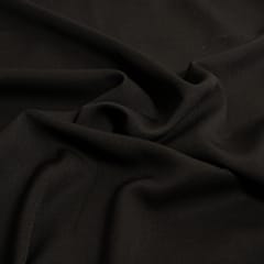 Black Color Banana Crepe Fabric