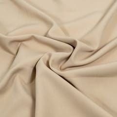 Beige Color Banana Crepe Fabric