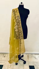 Tissue Organza Embroiedered Dupatta