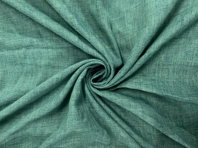 Rama Green Cotton Linen Fabric