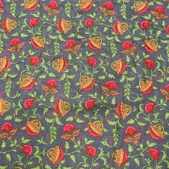 Georgette Embroidered Fabric