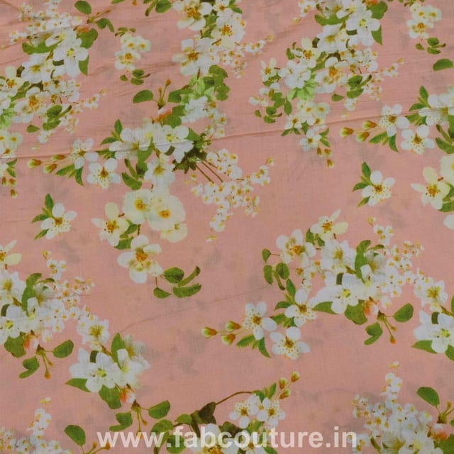 Chanderi Digital Printed Fabric