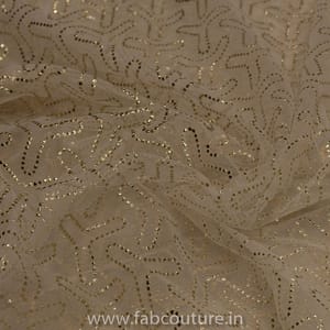 Net Embroidered Fabric 2.5mtr Piece