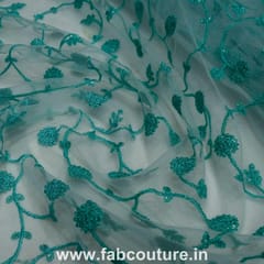 Net Embroidered Fabric