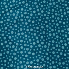 Sea Green Colour Chiffon Digital Printed Fabric