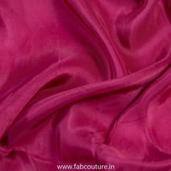 Magenta Color Viscose Uppada fabric