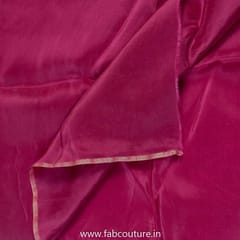 Magenta Color Viscose Uppada fabric