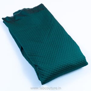 Bottle Green Taffeta Quilted Fabric