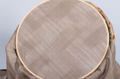 Dark beige Glazed Cotton Fabric