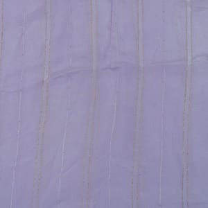 Chiffon Zari Strips with Sequin line fabric