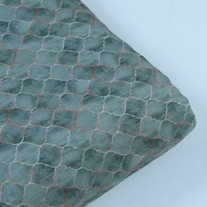 Sage Green Linen Cotton Digital Printed Fabric