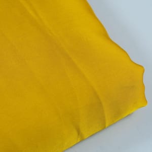 Yellow Color Georgette Satin fabric