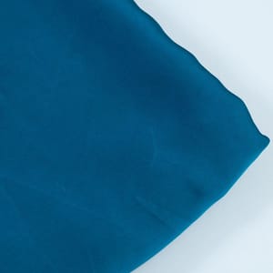 Teal Blue Color Georgette Satin fabric