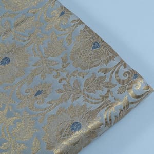 Grey Color Brocade(1.60 meter piece)