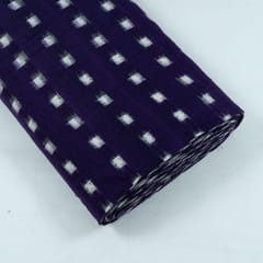 Purple with White Ikat Fabric