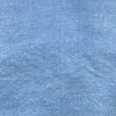 Light Blue Color Tissue Upada Fabric