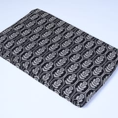 Black and White Cotton Printed Fabric